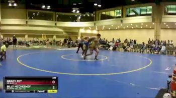 285 lbs Round 1 (16 Team) - Grady Fey, SD Blue vs Billy McChesney, Nauman Yellow