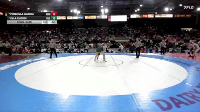 190 lbs Cons. Semi - Priscilla Garcia, Kuna vs Ella Elordi, Eagle