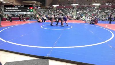 160 lbs Semifinal - Malachi Eason, Lonoke Youth Wrestling vs Alexander Garcia, Bentonville Wrestling Club