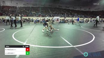 61 lbs Round Of 16 - Riley McClure, Berryhill Wrestling Club vs Jake Johnson, Pauls Valley Panther Pinners