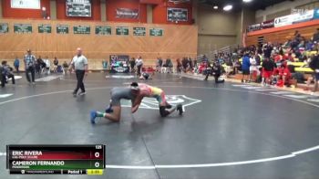 125 lbs Cons. Round 2 - Eric Rivera, Cal Poly (Club) vs Cameron Fernando, Moorpark