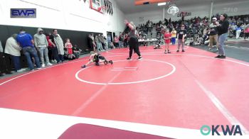 46 lbs Consi Of 4 - Colton Contreras, Raw Wrestling Club vs Jaxen Henderson, Beggs Youth Wrestling Program