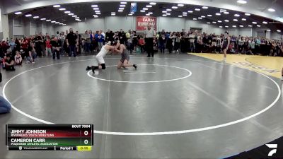 108 lbs Champ. Round 1 - Cameron Carr, Poquoson Athletic Association vs Jimmy Johnson, Riverheads Youth Wrestling