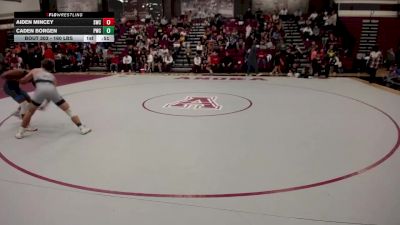 160 lbs Quarters - Caden Borgen, Pinnacle Wrestling Club vs Aiden Mincey, Simley Wrestling Club