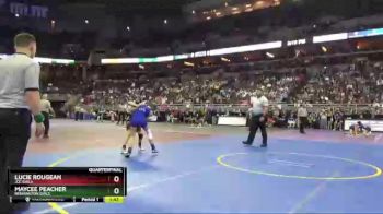 Quarterfinal - Maycee Peacher, Bennington Girls vs Lucie Rougean, JCC Girls