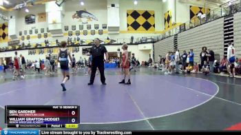 106 lbs Cons. Semi - Ben Gardner, Carmel USA Wrestling Club vs William Grafton-Hodgetts, Region Wrestling Academy