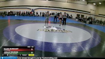 125 lbs Cons. Round 3 - Adrian Sigurani, Southwestern Michigan vs Elijah Burkhart, Muskingum