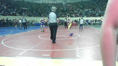 113 lbs Round Of 64 - Keelan Gatlin, Clinton, Ok vs Cougar Collins, Noble MS