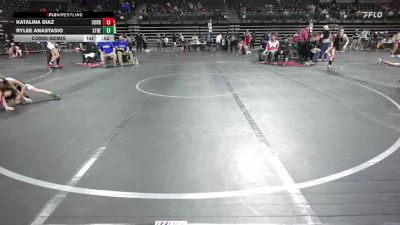 55 lbs Consolation - Katalina Diaz, Cordoba Trained vs Rylee Anastasio, Streaks Wrestling Club