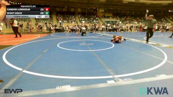 70 lbs Consolation - Camdon Lundholm, Owasso Takedown Club vs Wyatt Holtz, Coweta Tiger Wrestling