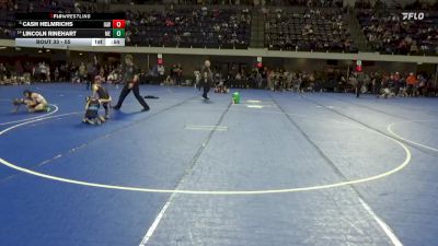 55 lbs Champ. Round 2 - Cash Helmrichs, Immortal Athletics WC vs Lincoln Rinehart, Moyer Elite