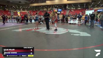 144 lbs Cons. Round 2 - Kylie Willer, OK vs Brooke Downs, KS