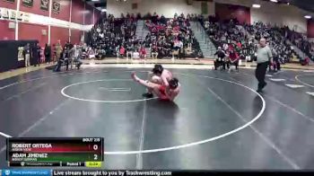 113 lbs Cons. Semi - Adam Jimenez, Bishop Gorman vs Robert Ortega, Arbor View