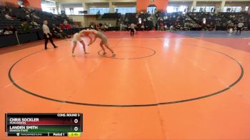 157 lbs Cons. Round 3 - Landen Smith, Oswego State vs Chris Sockler, Muhlenberg