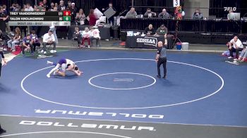 Cons. Round 1 - Talon Krolikowski, Bennett County vs Trey VanderWeerdt, Elk Point-Jefferson