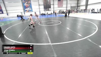 130 lbs Rd# 5- 3:45pm Friday Final Pool - Cragen Smith, Michigan S.W.A.T vs Titan Powell, PA Gold