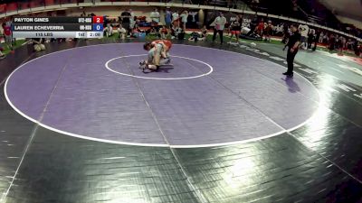 115 lbs Payton Gines, Utah 2 HS Girls vs Lauren Echeverria, Oregon HS Girls