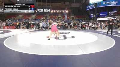 235 lbs Cons. Quarters - Brooklyn Baczek, MO vs Shelby Wells, TX