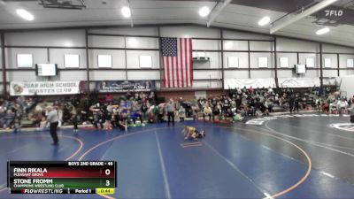 46 lbs Cons. Round 2 - Stone Fromm, Champions Wrestling Club vs Finn Rikala, Pleasant Grove