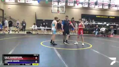 106 lbs Round 4 - Cale Vandermark, High Altitude Wrestling Club vs Connor Adams, Iowa