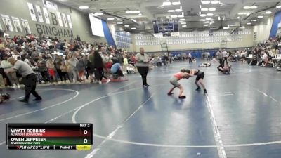 76 lbs Cons. Round 3 - Wyatt Robbins, Altamont Longhorns vs Owen Jeppesen, Riverton Wolf Pack