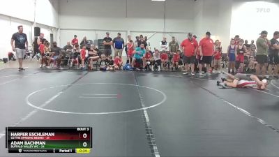 92 lbs Round 2 (4 Team) - Harper Eschleman, U2 The Uprising Begins vs Adam Bachman, Buffalo Valley WC