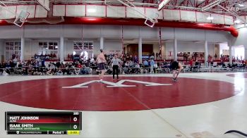 285 lbs Cons. Round 3 - Isaak Smith, Wisconsin-Whitewater vs Matt Johnson, Alma