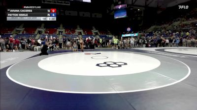 120 lbs Champ. Rd Of 64 - Aviana Caceres, TX vs Payton Hinkle, PA