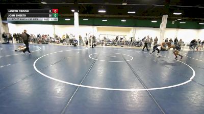132 lbs Round Of 256 - Jasper Croom, FL vs Josh Sheets, OH