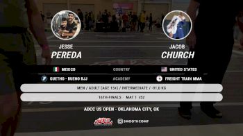 Jacob Church vs Jesse Pereda 2025 ADCC Oklahoma City Open