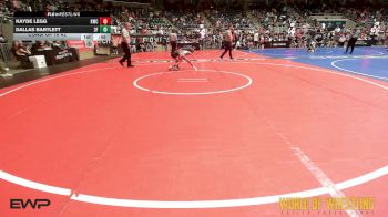52 lbs Consi Of 16 #2 - Kayde Legg, Keystone Wrestling Club vs Dallas Bartlett, 3F Wrestling