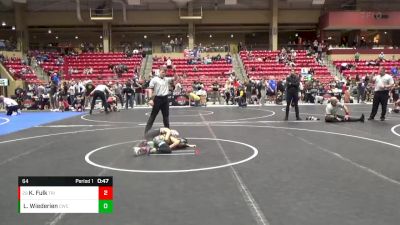 64 lbs Cons. Round 4 - Kashtin Fulk, Triumph vs Liam Wiederien, Carroll Wrestling Club