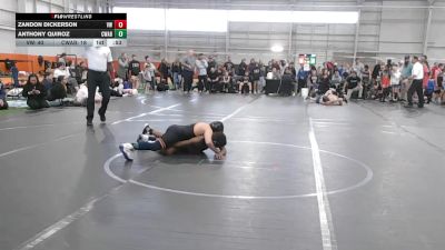 100 lbs Round 2 (6 Team) - Zandon Dickerson, Valor Wrestling vs Anthony Quiroz, Contenders WA Blue