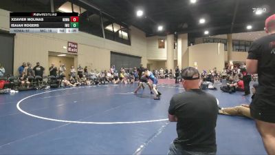 125 lbs Round 5 (6 Team) - Isaiah Rogers, IronClad WC vs Xzavier Molinas, North DeSoto Red WA