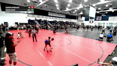 75 lbs Quarterfinal - Austin Gonzalez, Reign WC vs Orion Koch, Inland Elite Wrestling Club