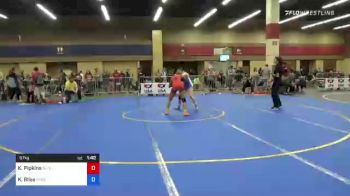 57 kg Consi Of 32 #2 - Kira Pipkins, NJ Scorpions Wrestling School, LLC vs Kendra Bliss, Missouri