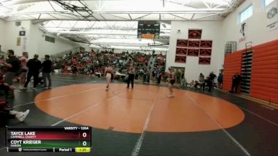 120A Round 2 - Tayce Lake, Campbell County vs Coyt Krieger, Hardin