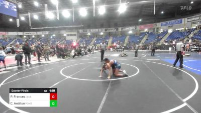 123 lbs Quarterfinal - Paulina Frances, Legacy vs Cupcake Antillon, Pomona Elite