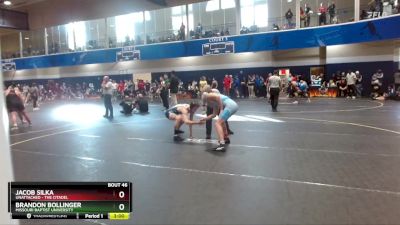 149 lbs Champ. Round 3 - Brandon Bollinger, Missouri Baptist University vs Jacob Silka, Unattached - The Citadel