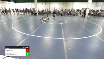 75 lbs Consi Of 16 #1 - Brennon Egan, NY vs Preston Van Hoven, VA