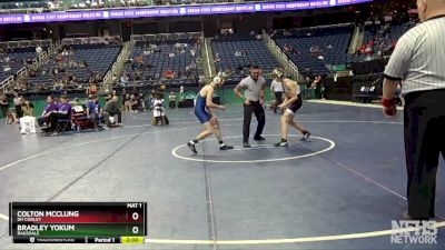 4A 120 lbs Champ. Round 1 - Colton McClung, DH Conley vs Bradley Yokum, Ragsdale