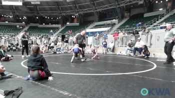 55 lbs Rr Rnd 3 - Harper Atkinson, SE Girls vs Aspen Shelton, Team Tulsa Girls