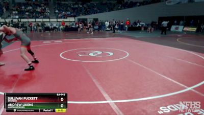 6A-145 lbs Cons. Round 3 - Sullivan Puckett, Sprague vs Andrew Likens, North Medford