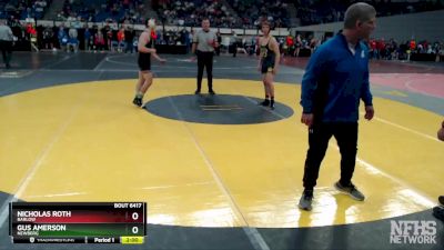 6A-145 lbs Quarterfinal - Gus Amerson, Newberg vs Nicholas Roth, Barlow