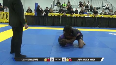 Jabari Malachi Lofton vs Carson Daniel Canas 2026 Pan IBJJF Jiu-Jitsu No-Gi Championship