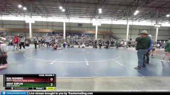 132 lbs Cons. Round 4 - Isai Romero, Rocky Mountain Middle School vs Kent Esplin, New Plymouth