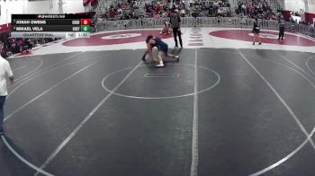 120 lbs Quarterfinal - Jonah Owens, Corona Del Sol High School vs Mikael Vela, Cheyenne