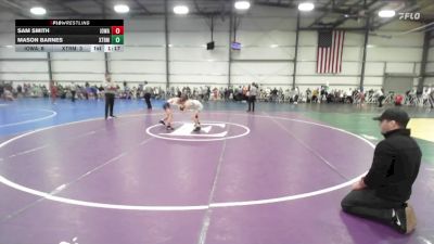 84 lbs Round 1 (9am Friday) - Sam Smith, Iowa Black vs Mason Barnes, Terps Xtreme