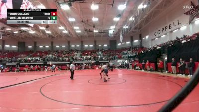 157 lbs Semifinal - John Collazo, Keller Timber Creek vs Graham Kilpper, Lewisville Flower Mound