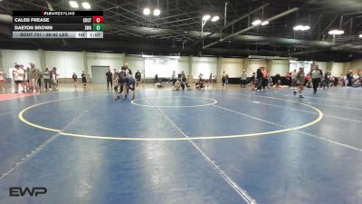 86-92 lbs Quarterfinal - Caleb Frease, Crutchmer Wrestling vs Daeton Brown, Shelton Wrestling Academy